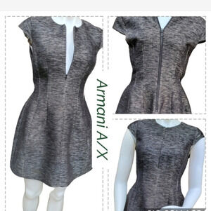 Armani‎ A/X Dueling zippers lbdress 4